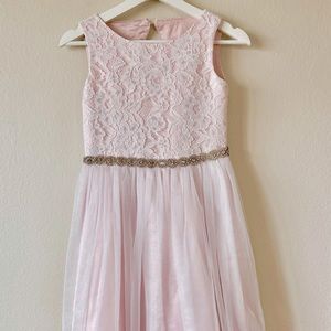 Pink dress girls size 11-12